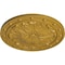 Ekena Millwork Foster Acanthus Leaf Ceiling Medallion (Canopies up to 2 1/4"), 20 1/2"OD x 1 1/2"P, Iridescent Gold CM20FOIGS - alternate 3